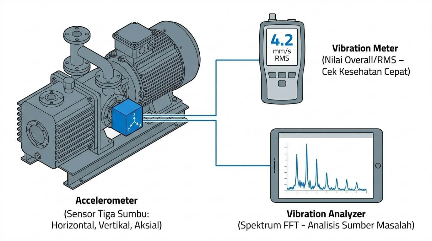 Vibration Condition Monitoring - alat yang digunakan untuk mengukur vibrasi