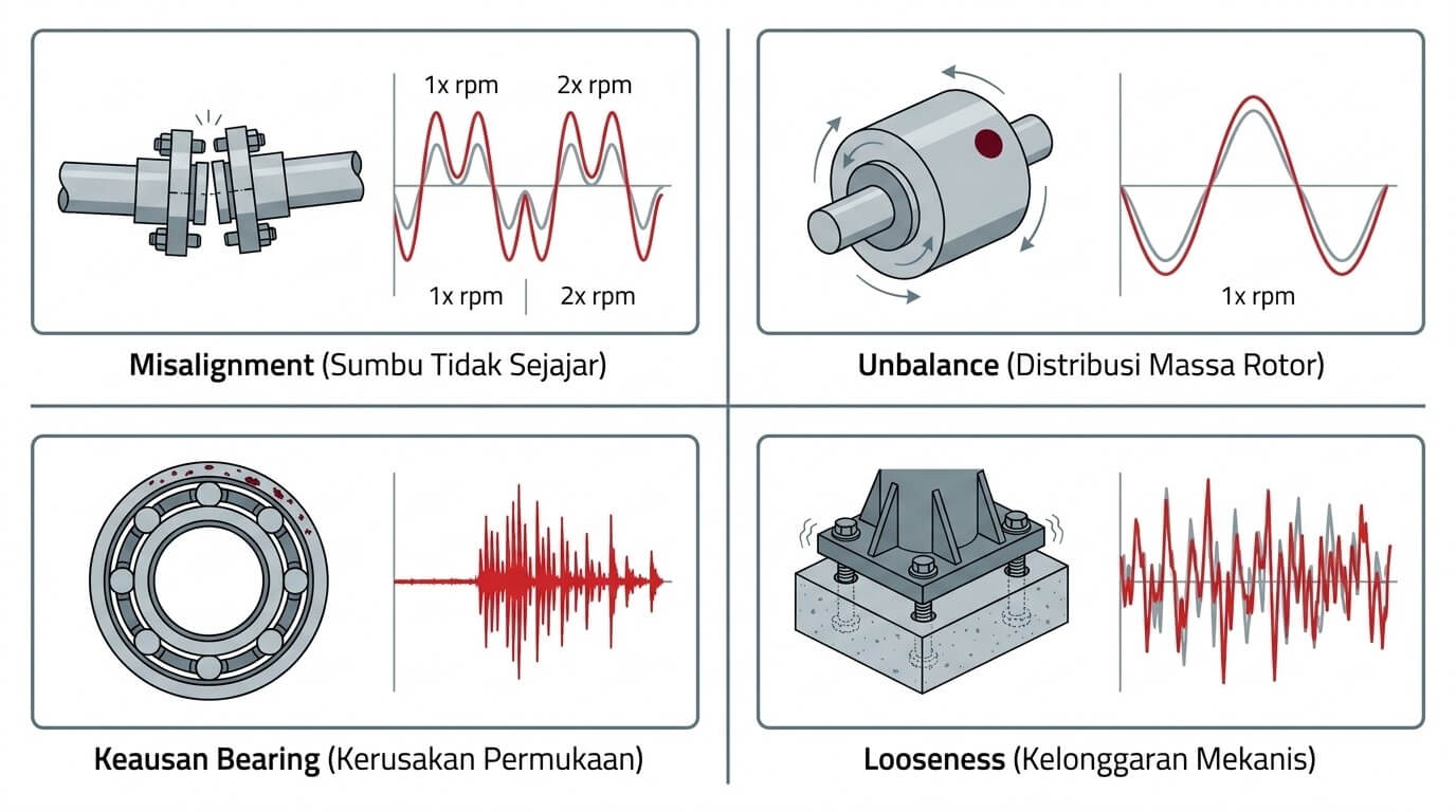 Vibration Condition Monitoring - penyebab vibrasi berlebih.