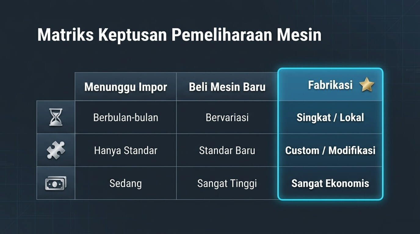 Fabrikasi - kapan fabrikasi menjadi pilihan