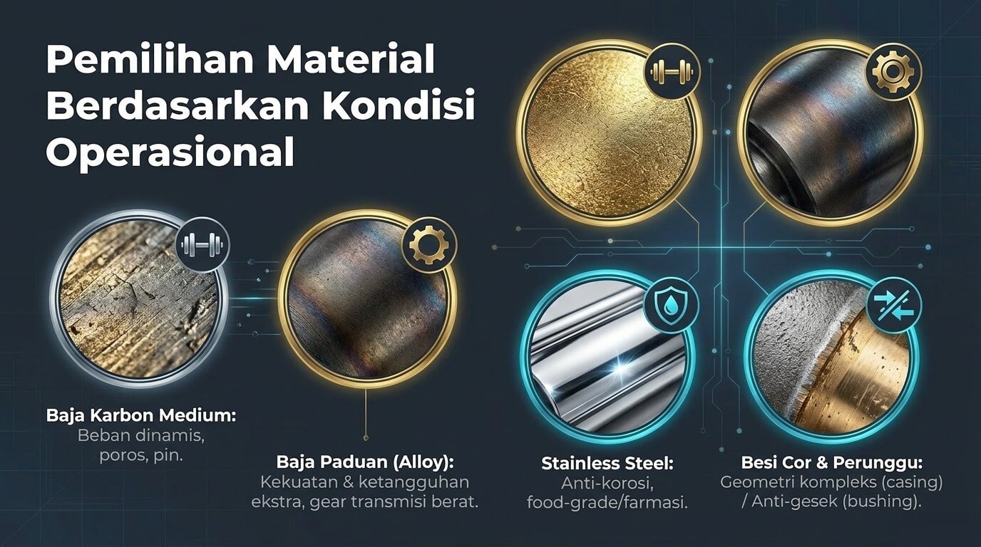 Fabrikasi - material yang digunakan