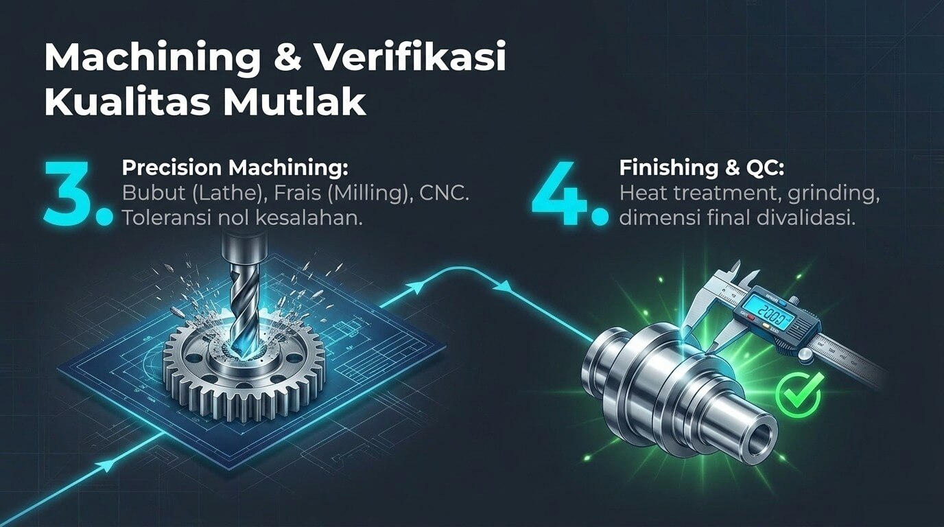 Fabrikasi - proses machining dan finishing