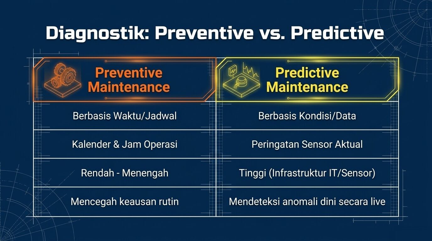PM - vs predictive maintenance