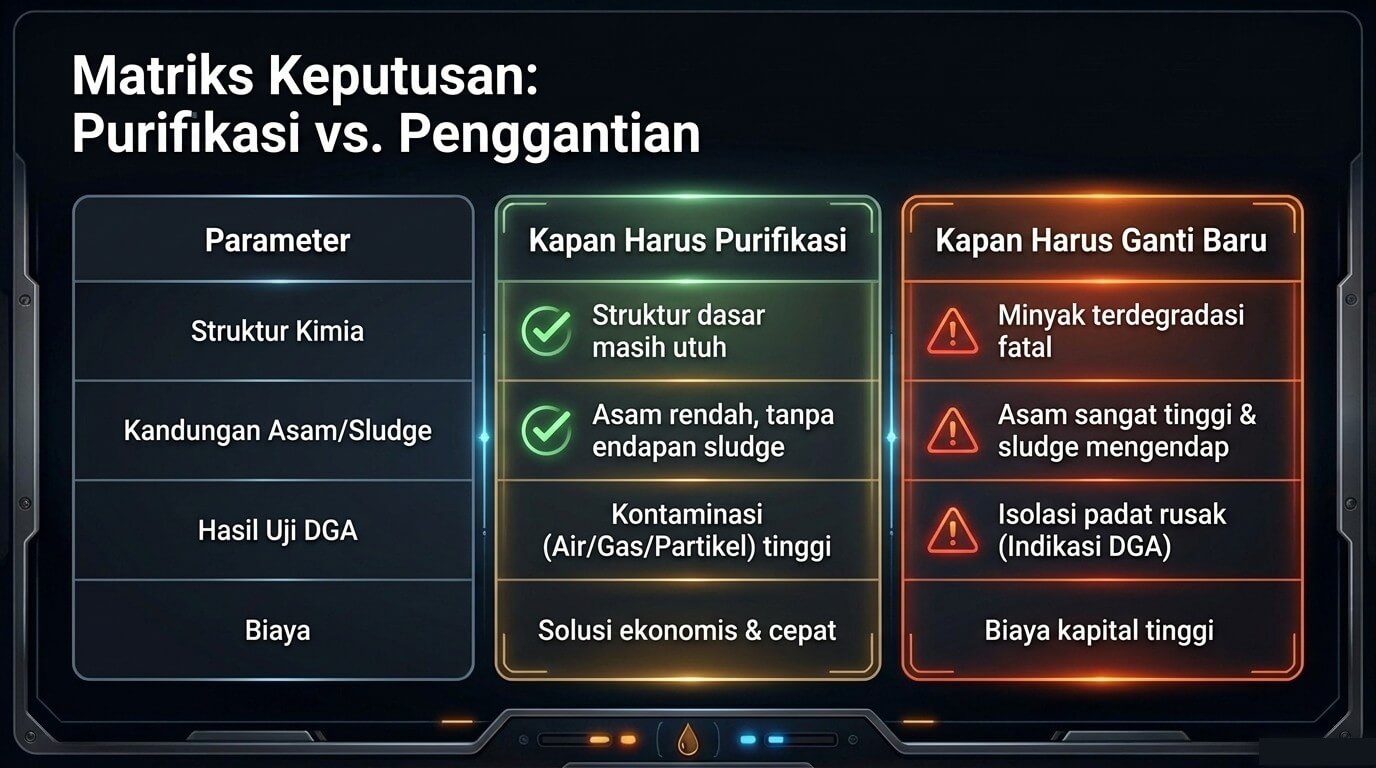 trafo - purifikasi atau pergantian