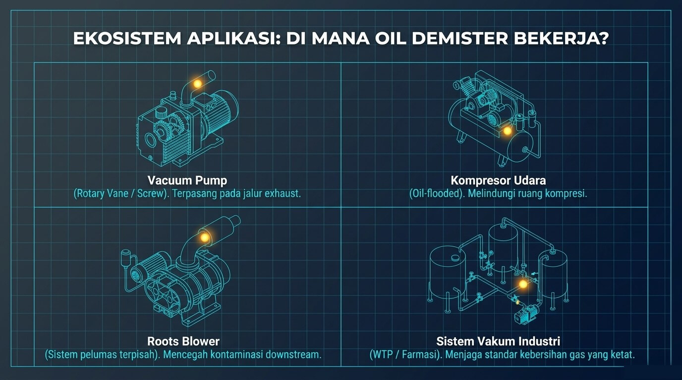 oil demister - oil demister digunakan
