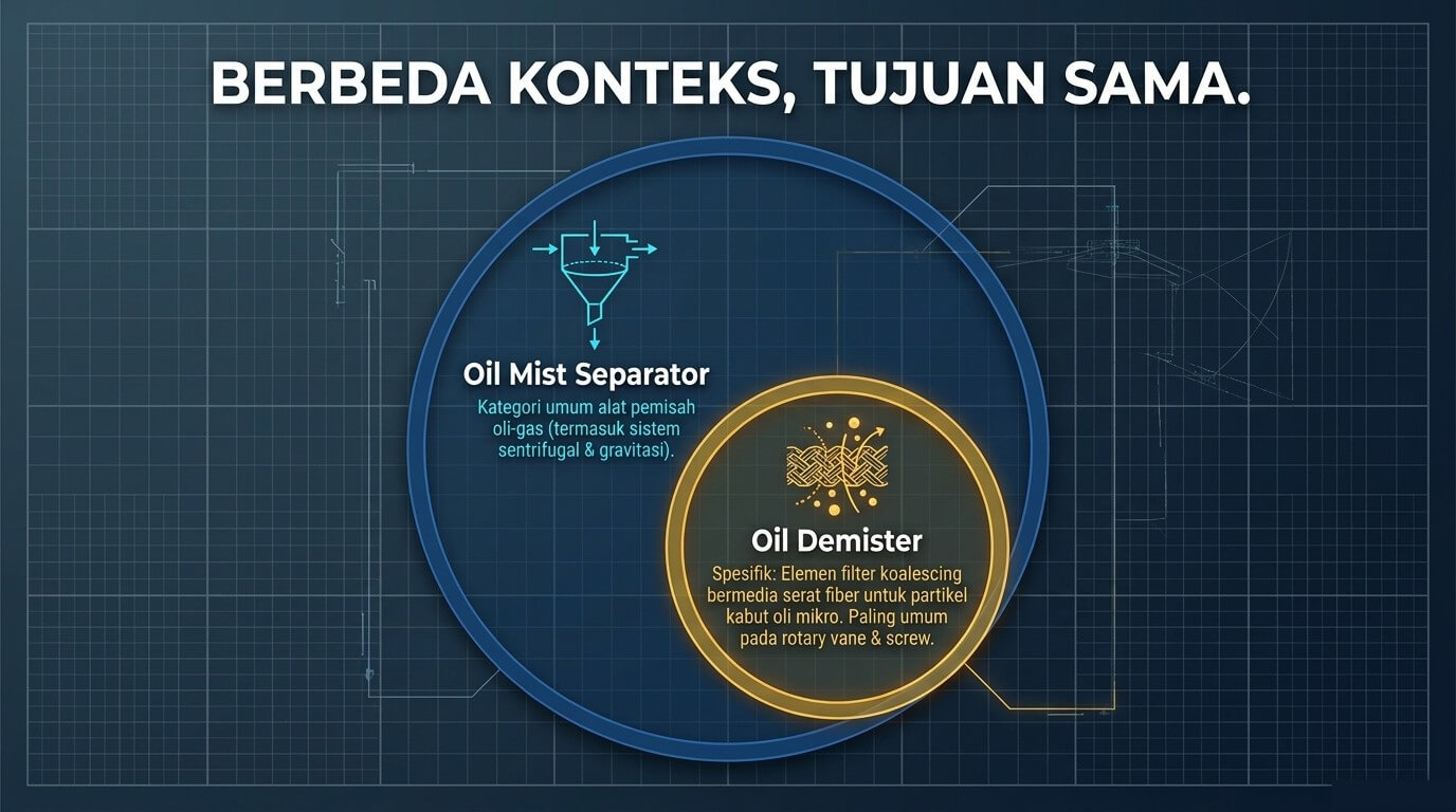 oil demister - vs oil mist separator