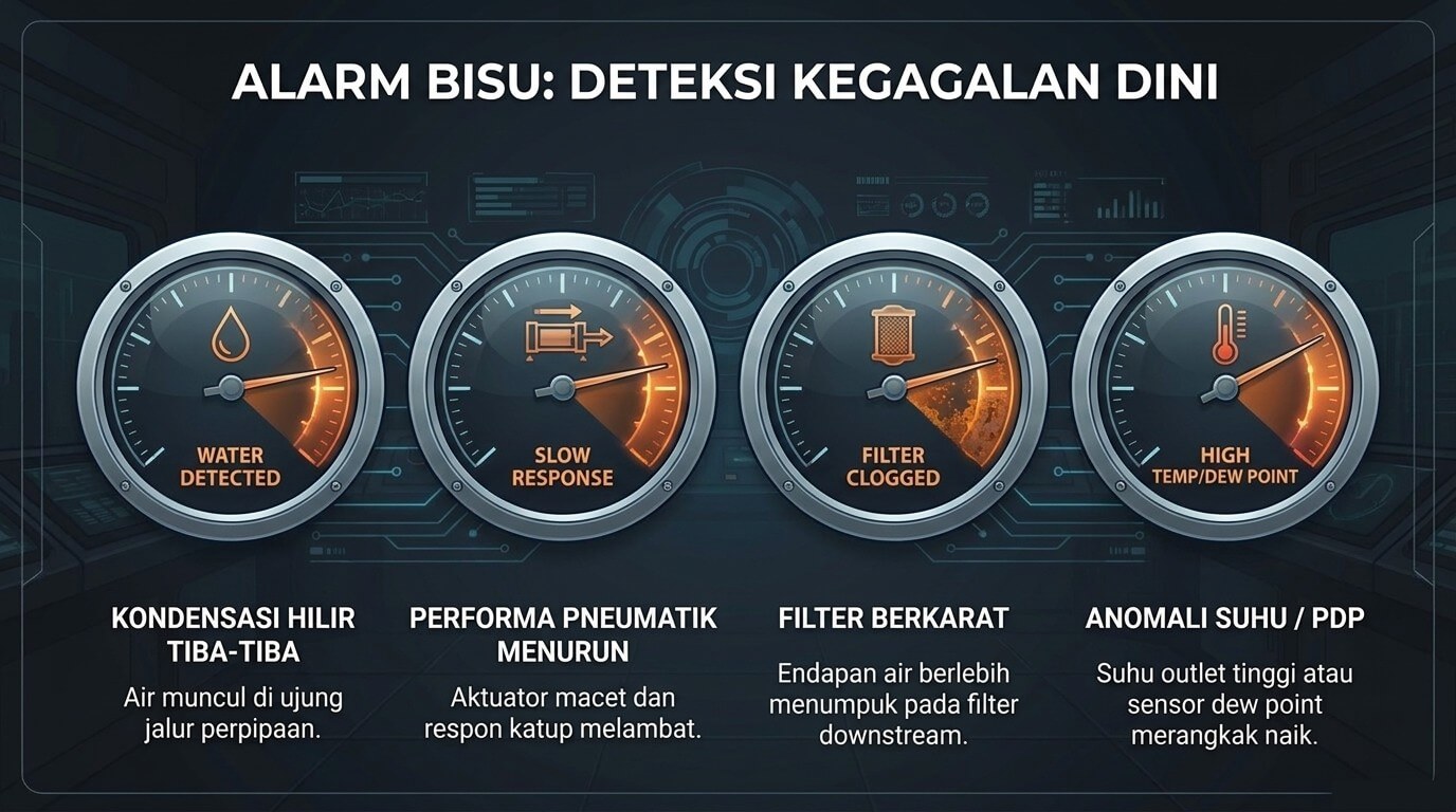 Air dryer - tanda bermasalah