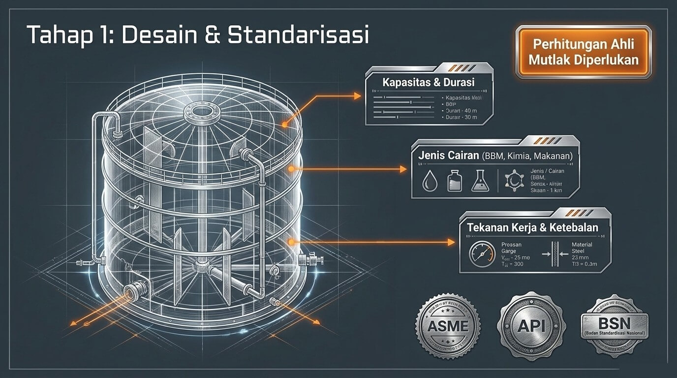 tangki - tahap 1 desain dan standardisasi